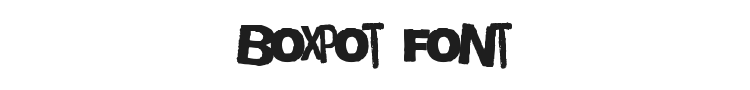 Boxpot Font