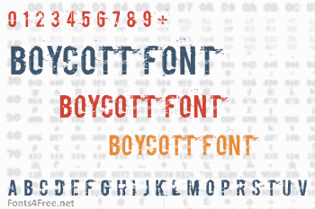 Boycott Font