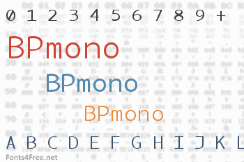 BPmono Font