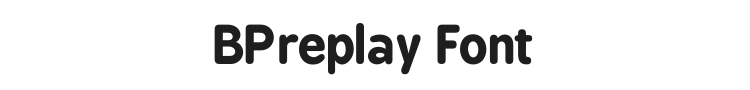 BPreplay Font