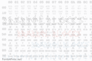 Brabbel Blocks Font