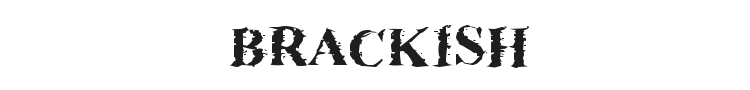 Brackish Font