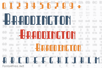 Braddington Font