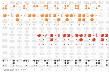 Braille Latin Font