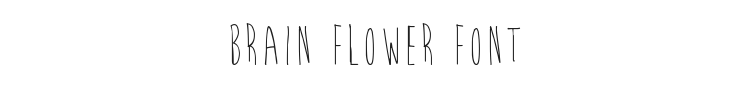 Brain Flower Font