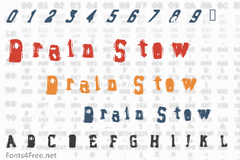 Brain Stew Font