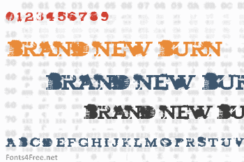 Brand New Burn Font