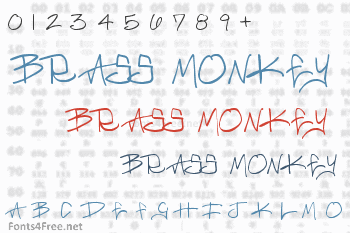 Brass Monkey Font