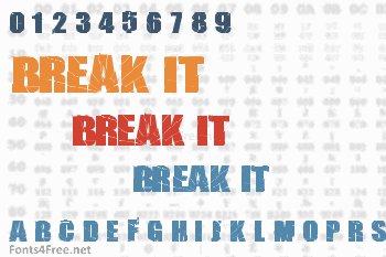 Break It Font