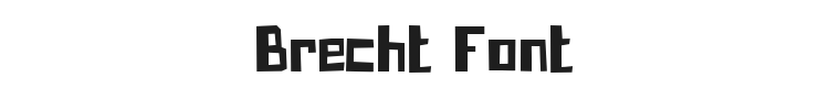 Brecht Font