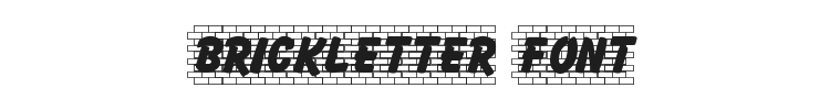 Brickletter Font Preview