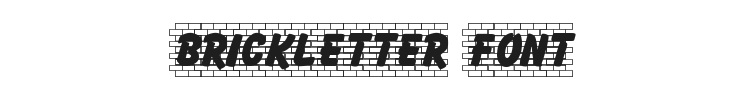 Brickletter Font