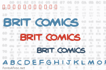 Brit Comics Font