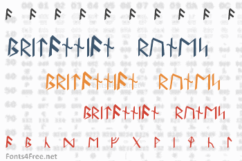 Britannian Runes Font