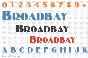 Broadbay Font