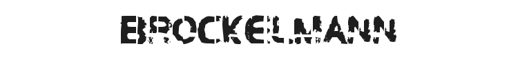 Brockelmann Font