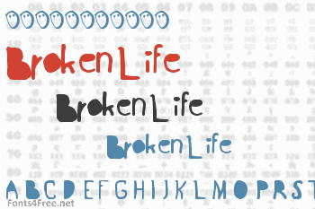 Broken Life Font