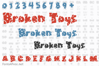 Broken Toys Font