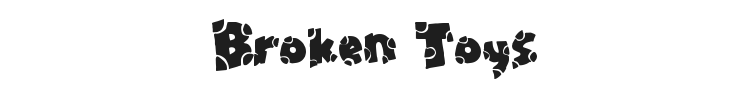 Broken Toys Font Preview