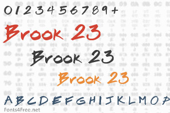 Brook 23 Font