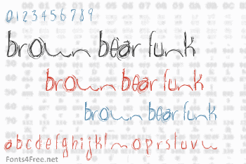 Brown Bear Funk Font