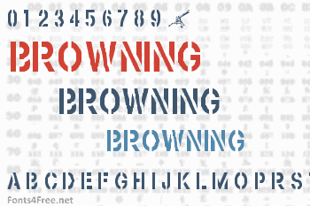 Browning Font