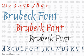 Brubeck Font