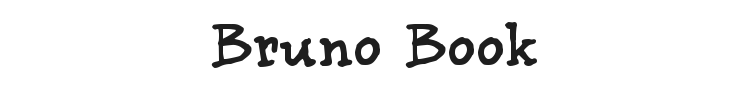 Bruno Book Font