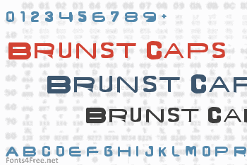 Brunst Caps Font