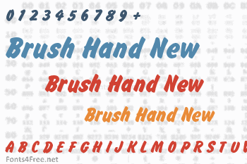 Brush Hand New Font