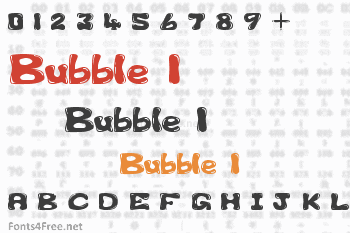 Bubble 1 Font