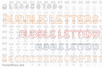 Bubble Letters Font