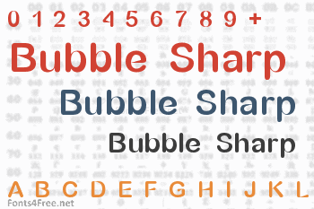 Bubble Sharp Font