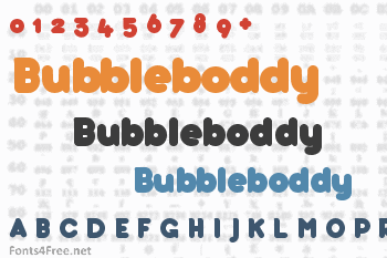 Bubbleboddy Font