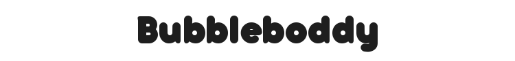 Bubbleboddy Font