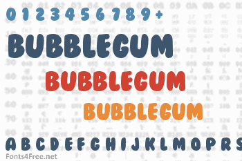 BubbleGum Font