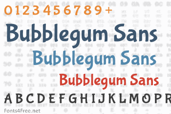 Bubblegum Sans Font