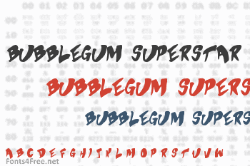 Bubblegum Superstar Font