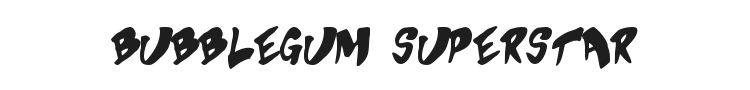 Bubblegum Superstar Font