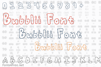 Bubblii Font