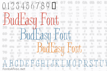 BudEasy Font