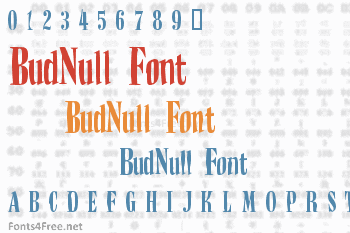 BudNull Font