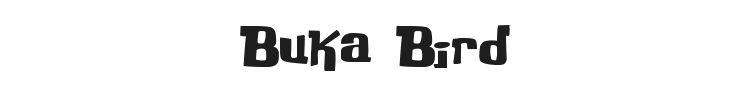 Buka Bird Font Preview