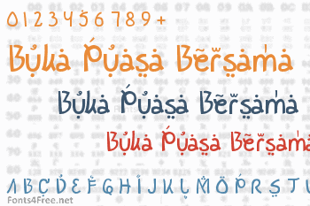 Buka Puasa Bersama Font