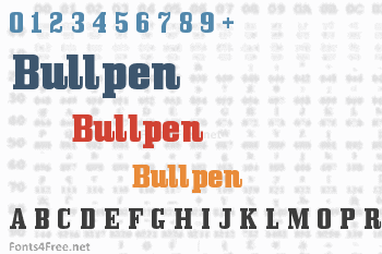 Bullpen Font