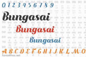 Bungasai Font