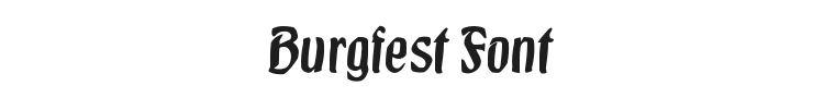 Burgfest Font