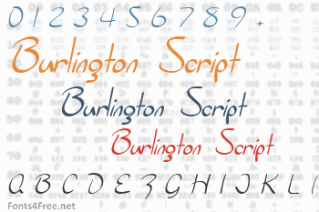 Burlington Script Font