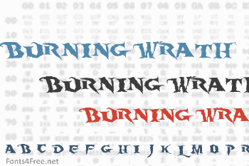 Burning Wrath Font