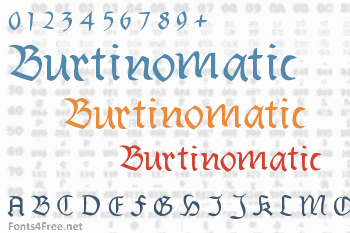 Burtinomatic Font